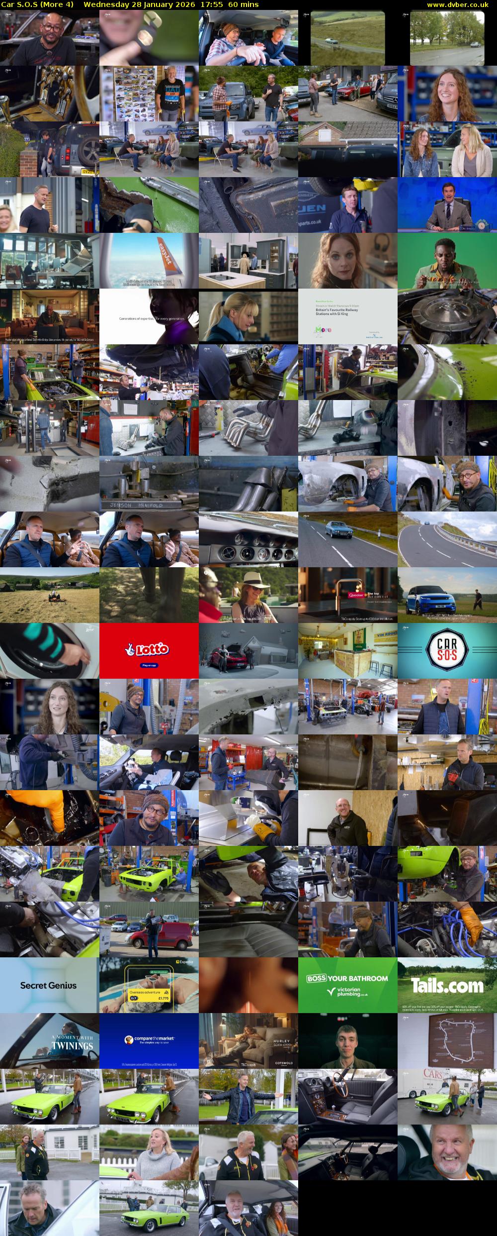 Car S.O.S (More 4) Wednesday 28 January 2026 17:55 - 18:55