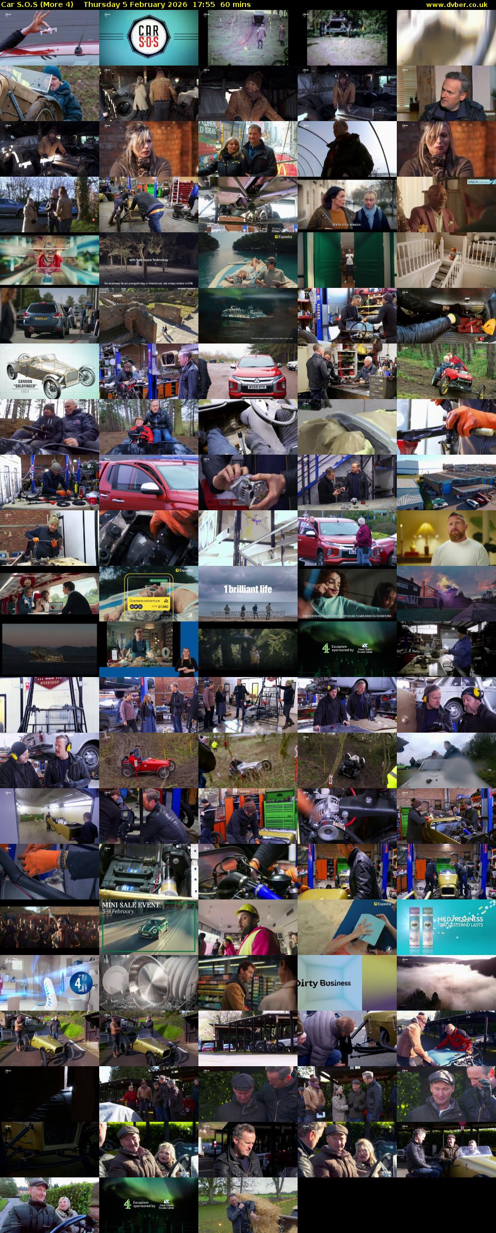 Car S.O.S (More 4) Thursday 5 February 2026 17:55 - 18:55