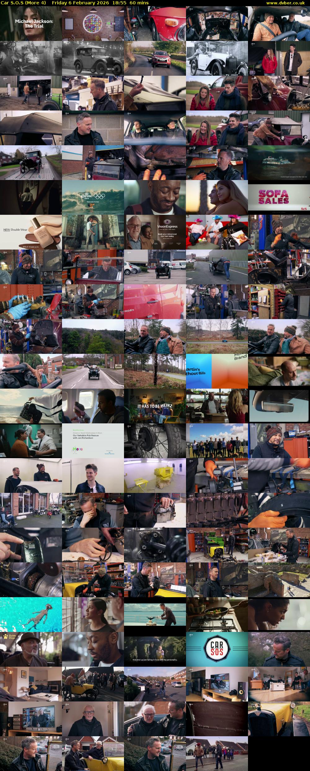 Car S.O.S (More 4) Friday 6 February 2026 18:55 - 19:55