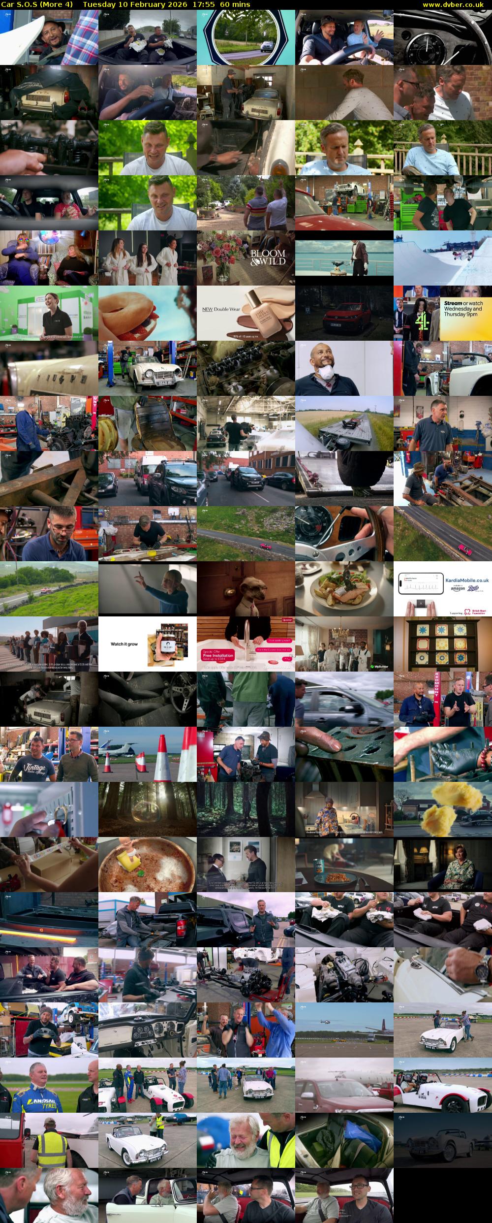 Car S.O.S (More 4) Tuesday 10 February 2026 17:55 - 18:55
