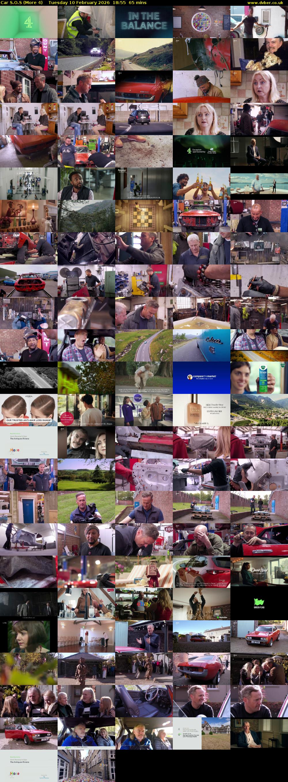 Car S.O.S (More 4) Tuesday 10 February 2026 18:55 - 20:00