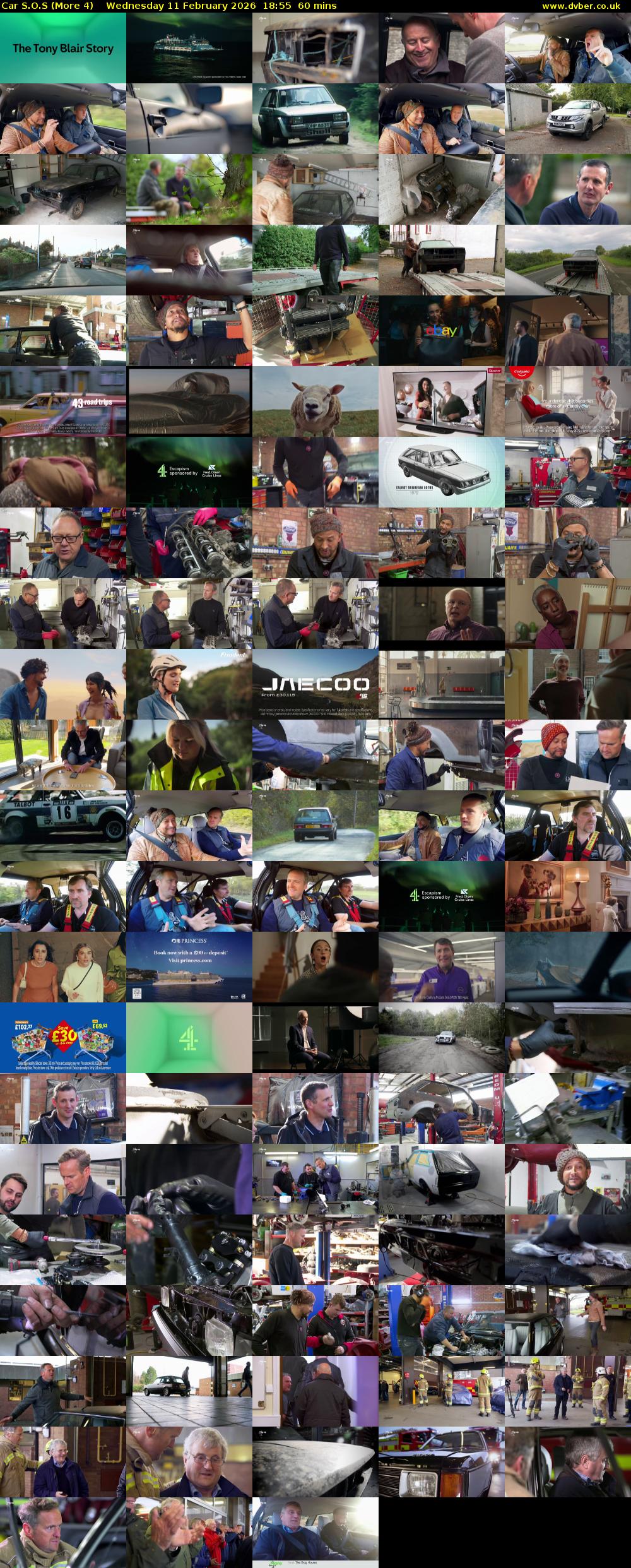 Car S.O.S (More 4) Wednesday 11 February 2026 18:55 - 19:55