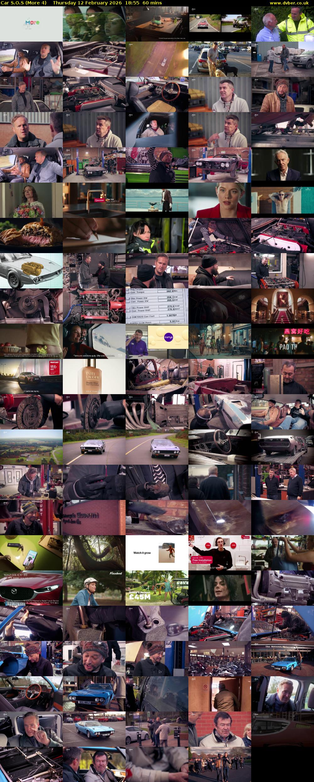 Car S.O.S (More 4) Thursday 12 February 2026 18:55 - 19:55