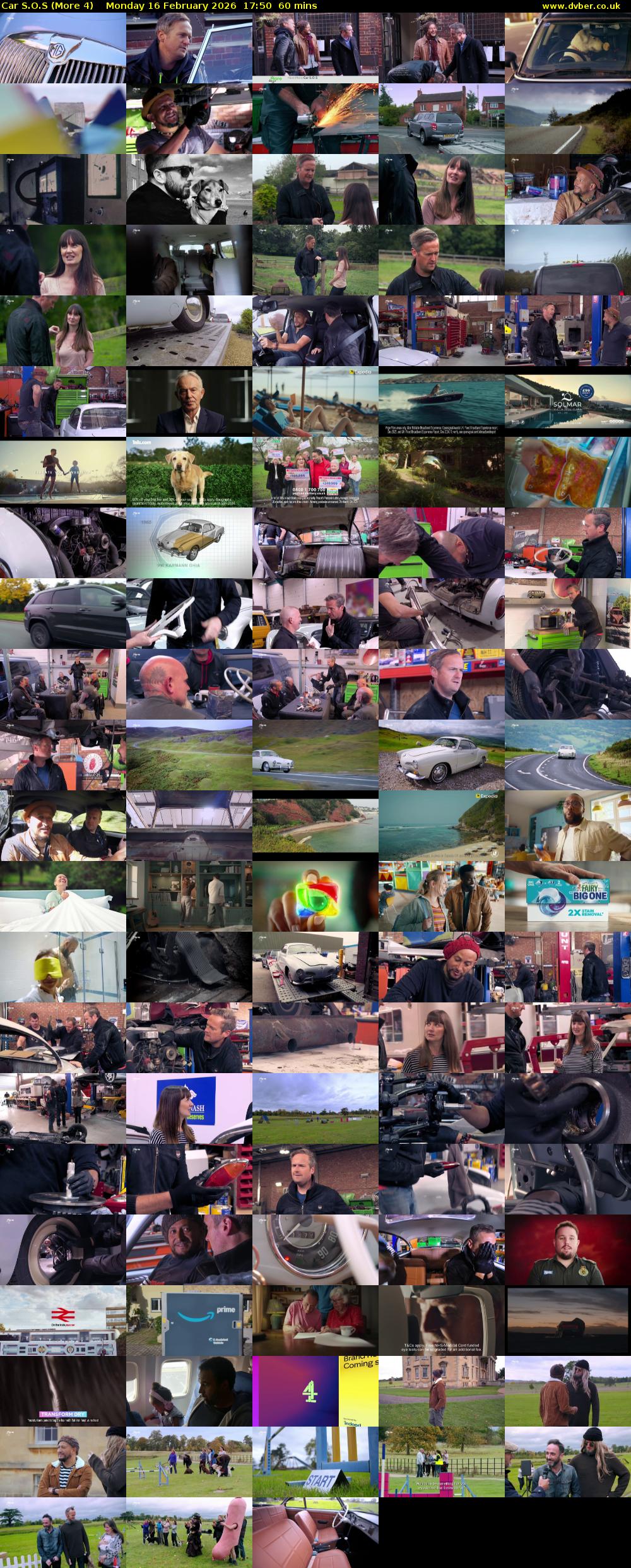 Car S.O.S (More 4) Monday 16 February 2026 17:50 - 18:50
