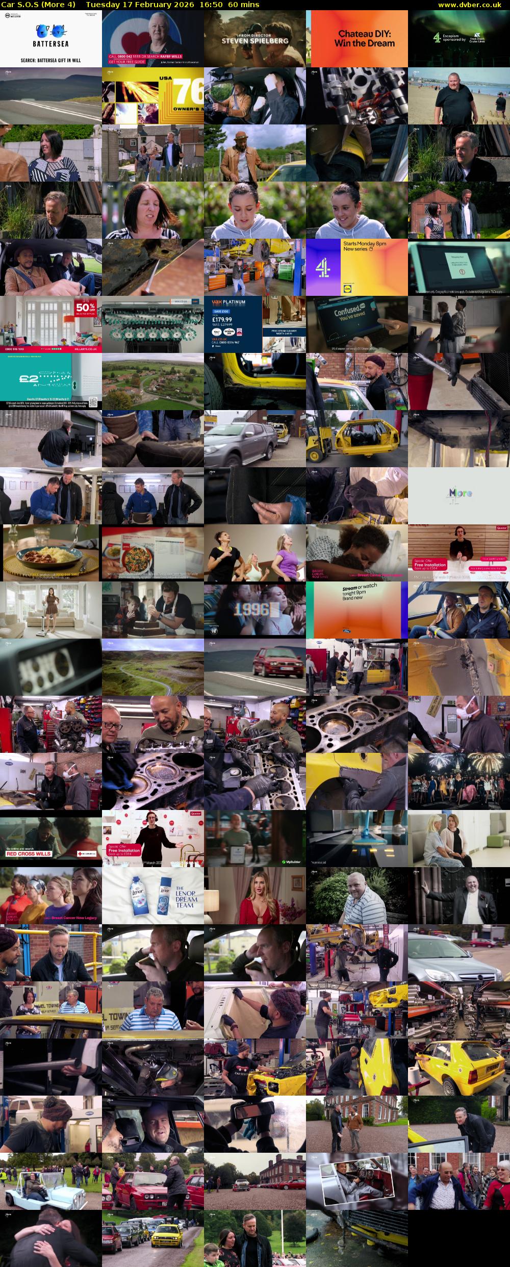 Car S.O.S (More 4) Tuesday 17 February 2026 16:50 - 17:50