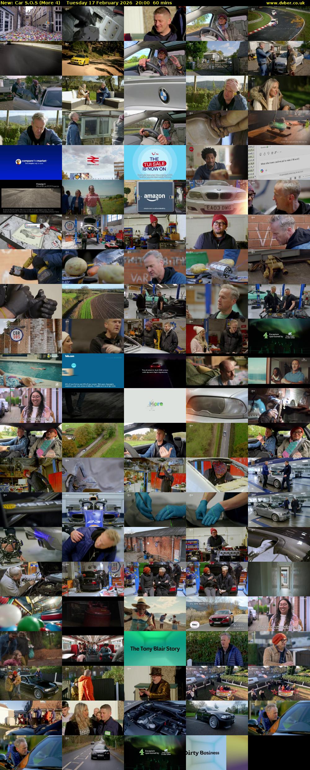 Car S.O.S (More 4) Tuesday 17 February 2026 20:00 - 21:00