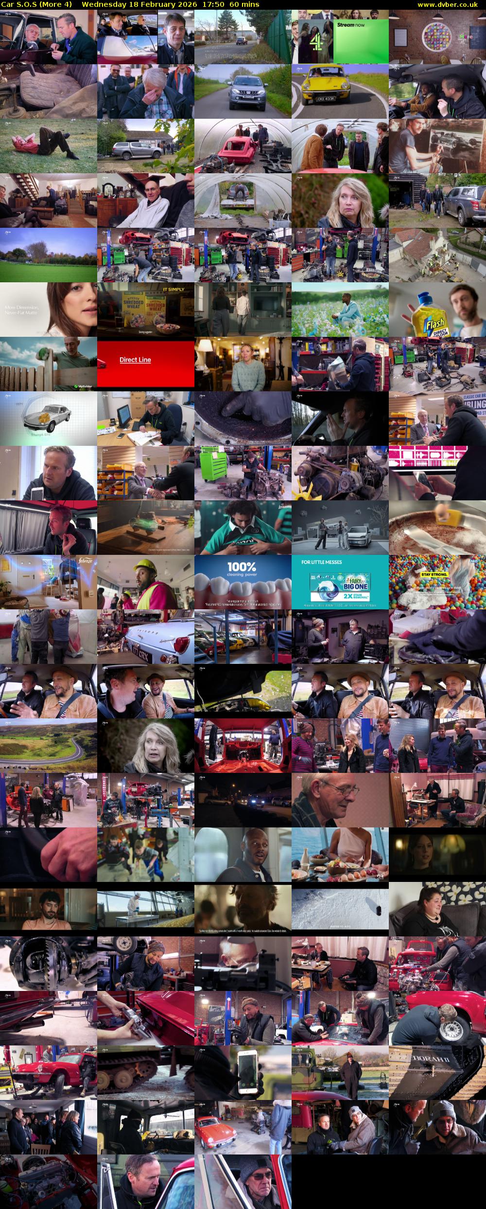 Car S.O.S (More 4) Wednesday 18 February 2026 17:50 - 18:50