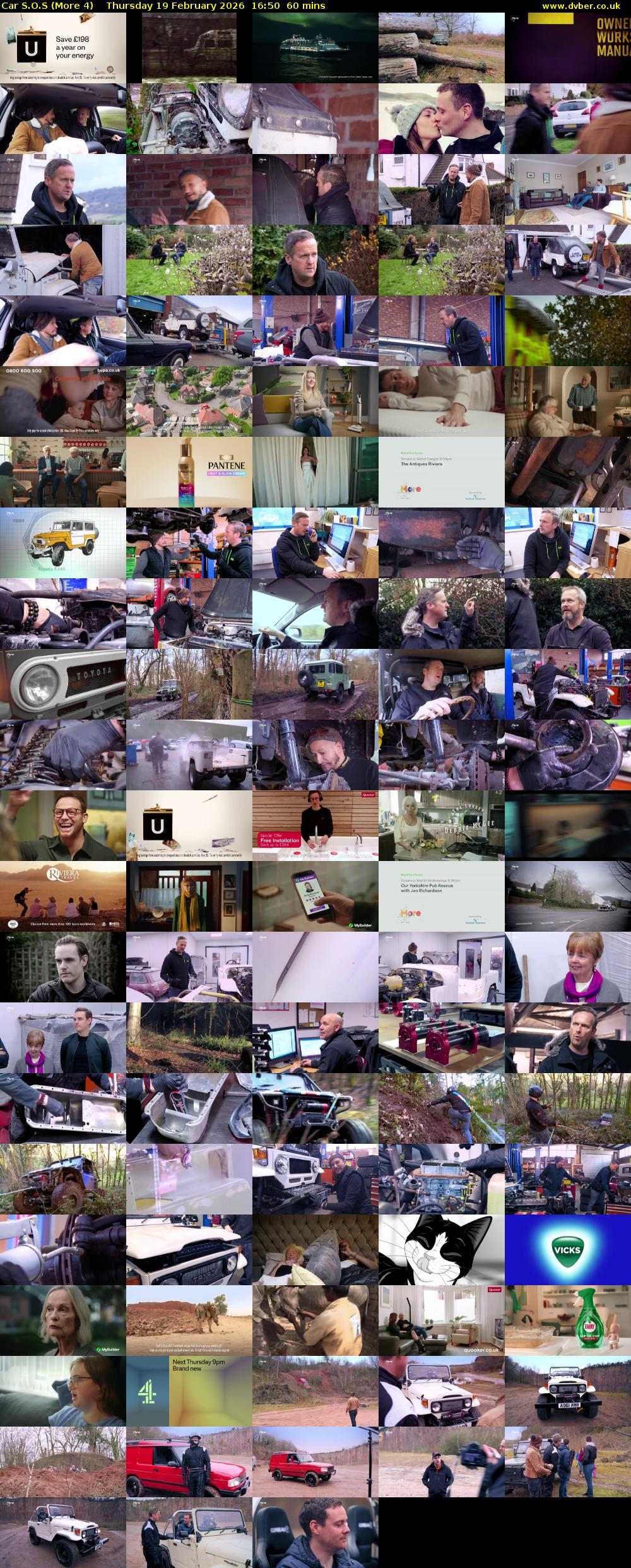 Car S.O.S (More 4) Thursday 19 February 2026 16:50 - 17:50