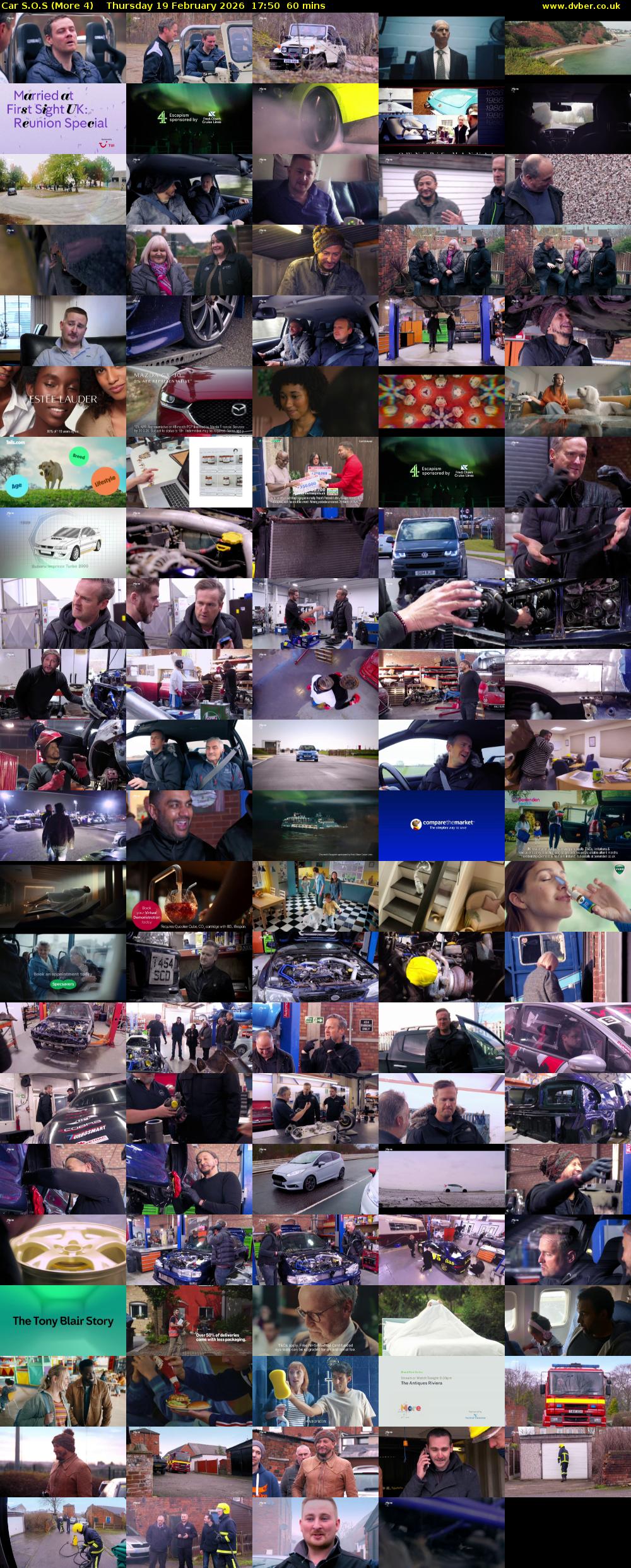 Car S.O.S (More 4) Thursday 19 February 2026 17:50 - 18:50
