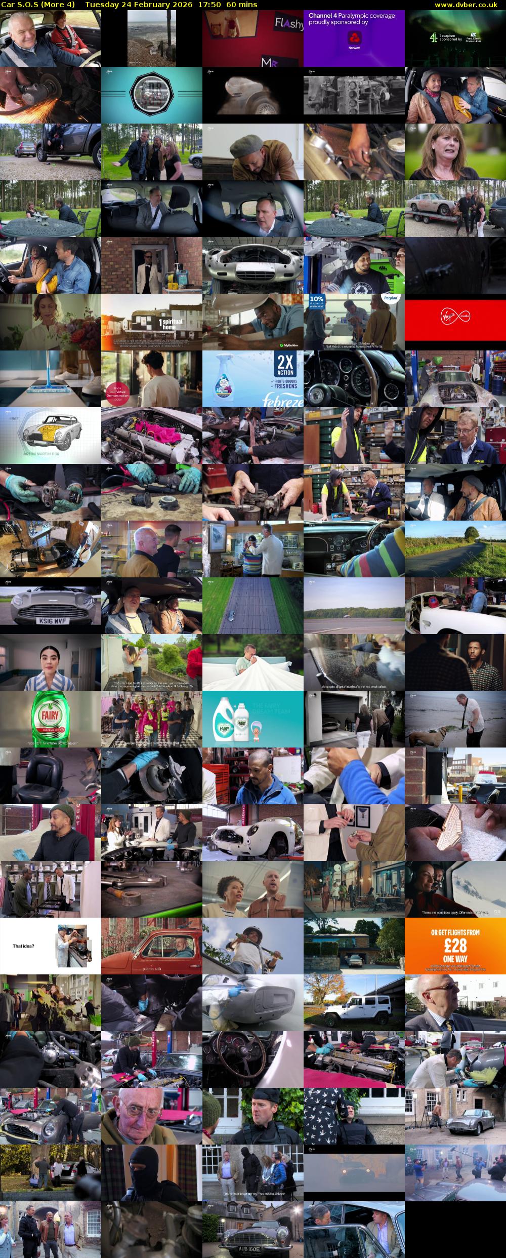 Car S.O.S (More 4) Tuesday 24 February 2026 17:50 - 18:50