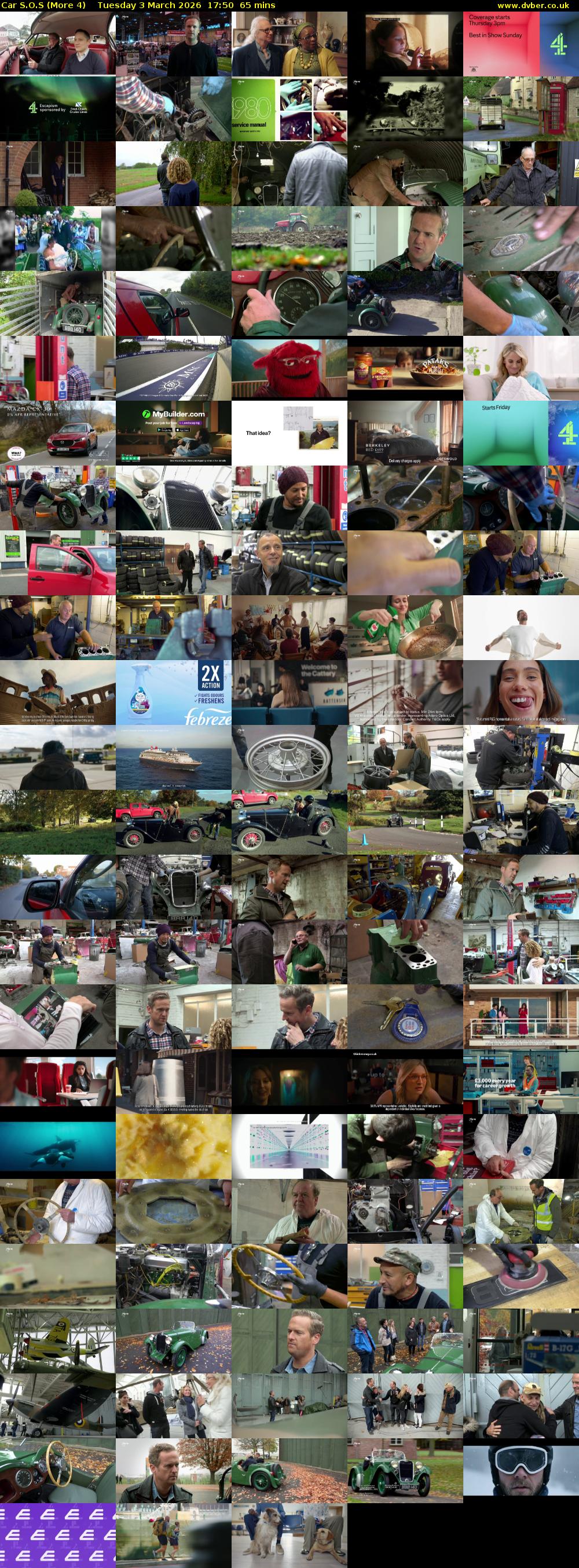 Car S.O.S (More 4) Tuesday 3 March 2026 17:50 - 18:55
