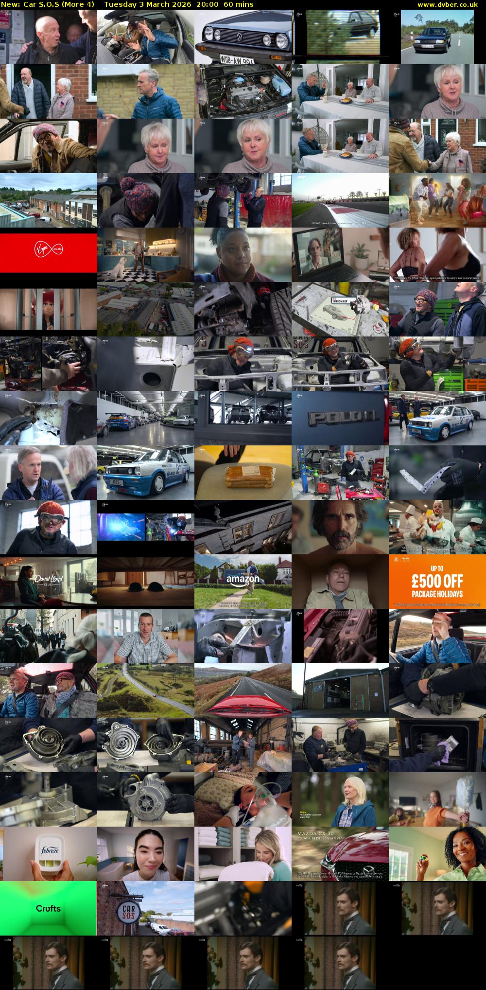 Car S.O.S (More 4) Tuesday 3 March 2026 20:00 - 21:00
