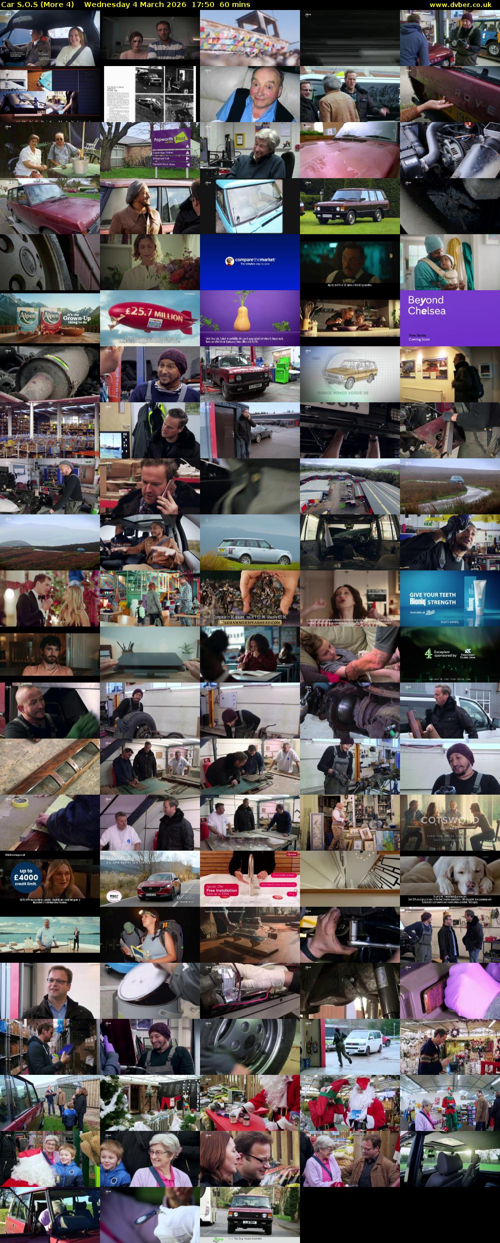 Car S.O.S (More 4) Wednesday 4 March 2026 17:50 - 18:50