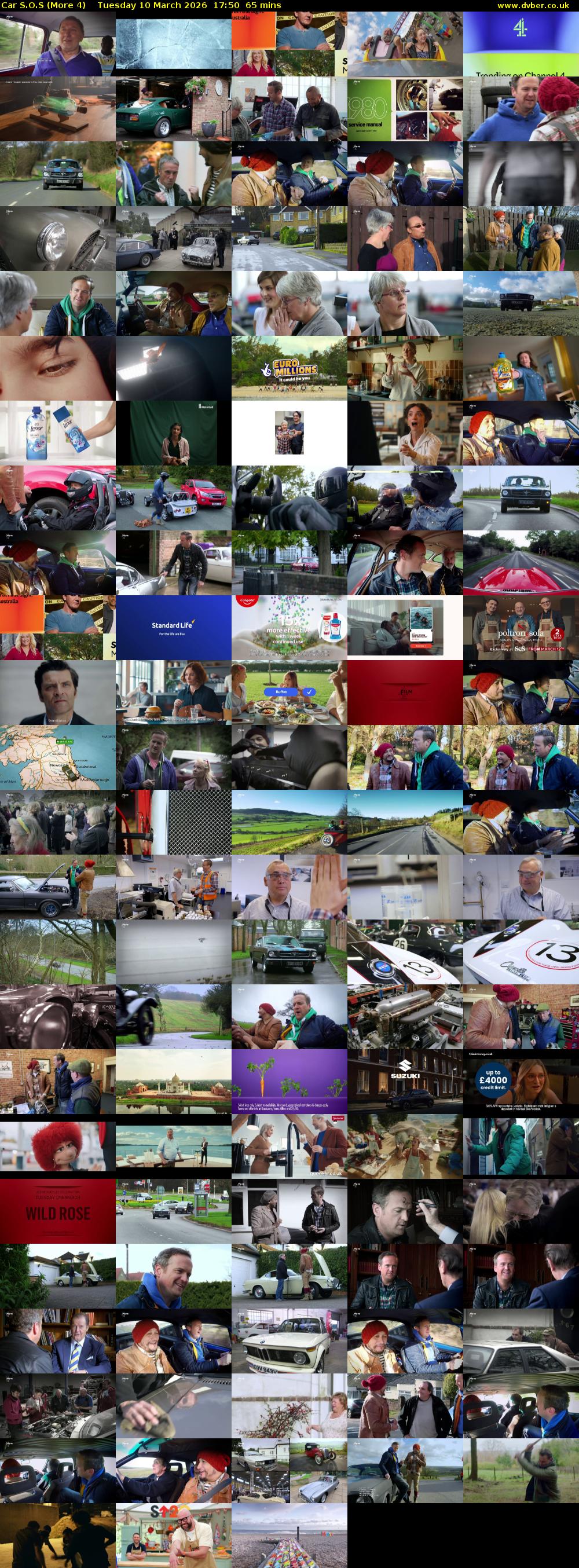 Car S.O.S (More 4) Tuesday 10 March 2026 17:50 - 18:55
