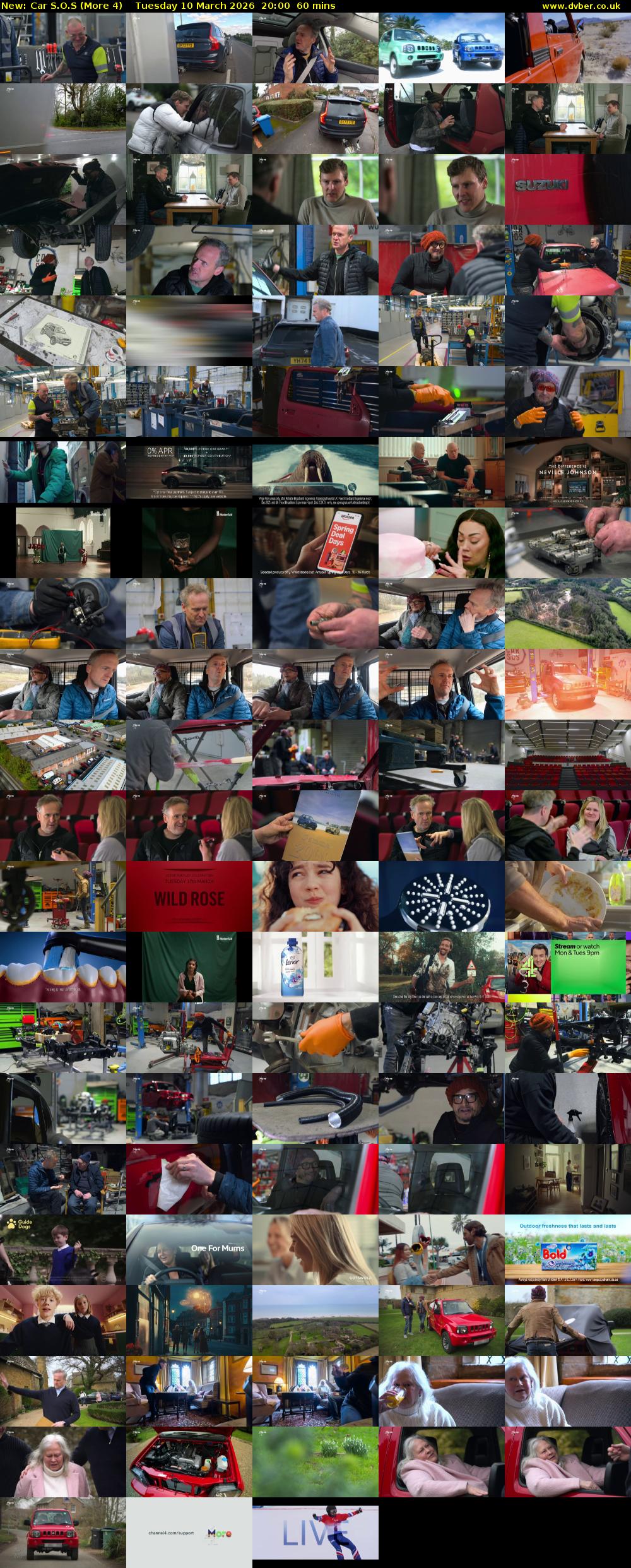 Car S.O.S (More 4) Tuesday 10 March 2026 20:00 - 21:00