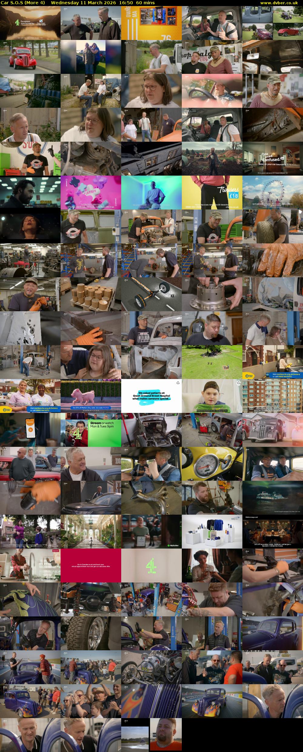 Car S.O.S (More 4) Wednesday 11 March 2026 16:50 - 17:50