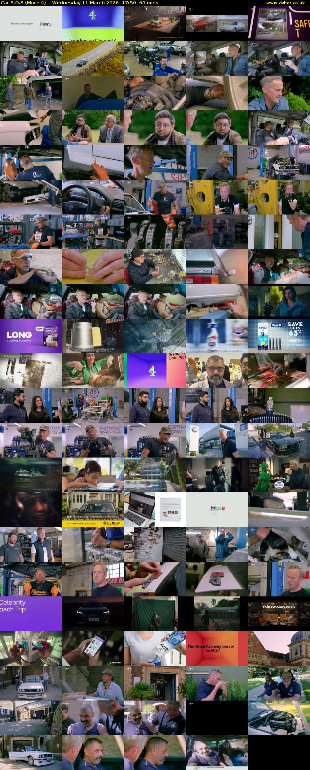 Car S.O.S (More 4) Wednesday 11 March 2026 17:50 - 18:50