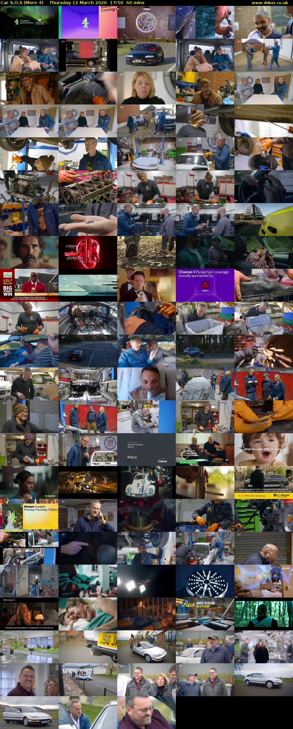 Car S.O.S (More 4) Thursday 12 March 2026 17:50 - 18:50