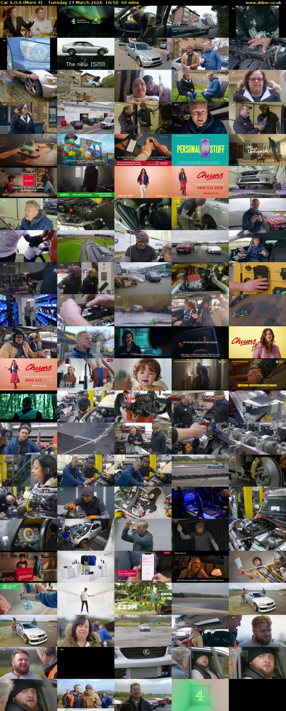 Car S.O.S (More 4) Tuesday 17 March 2026 16:50 - 17:50