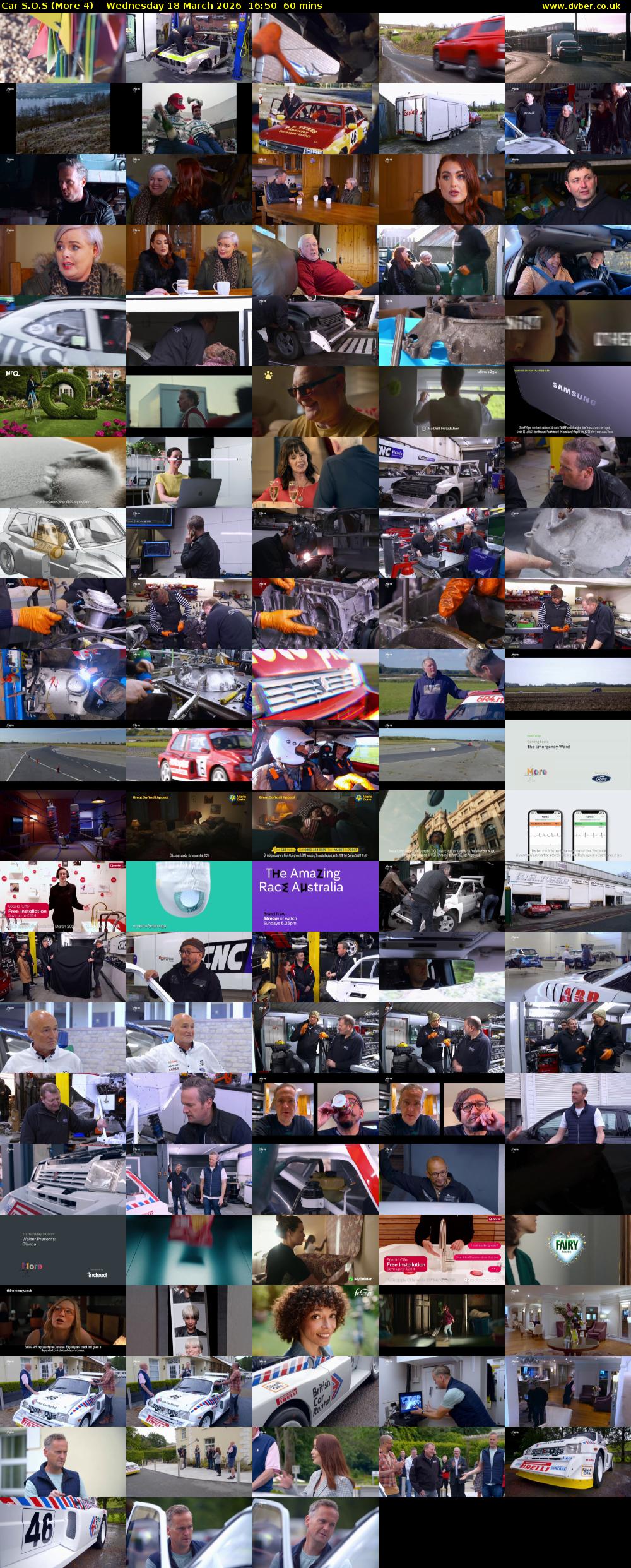 Car S.O.S (More 4) Wednesday 18 March 2026 16:50 - 17:50