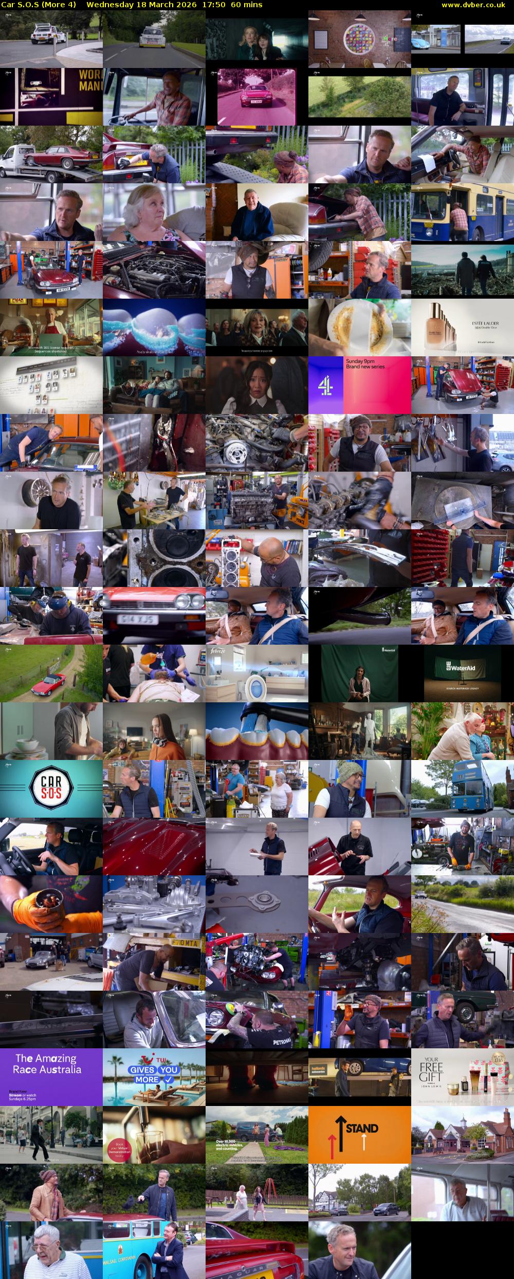 Car S.O.S (More 4) Wednesday 18 March 2026 17:50 - 18:50