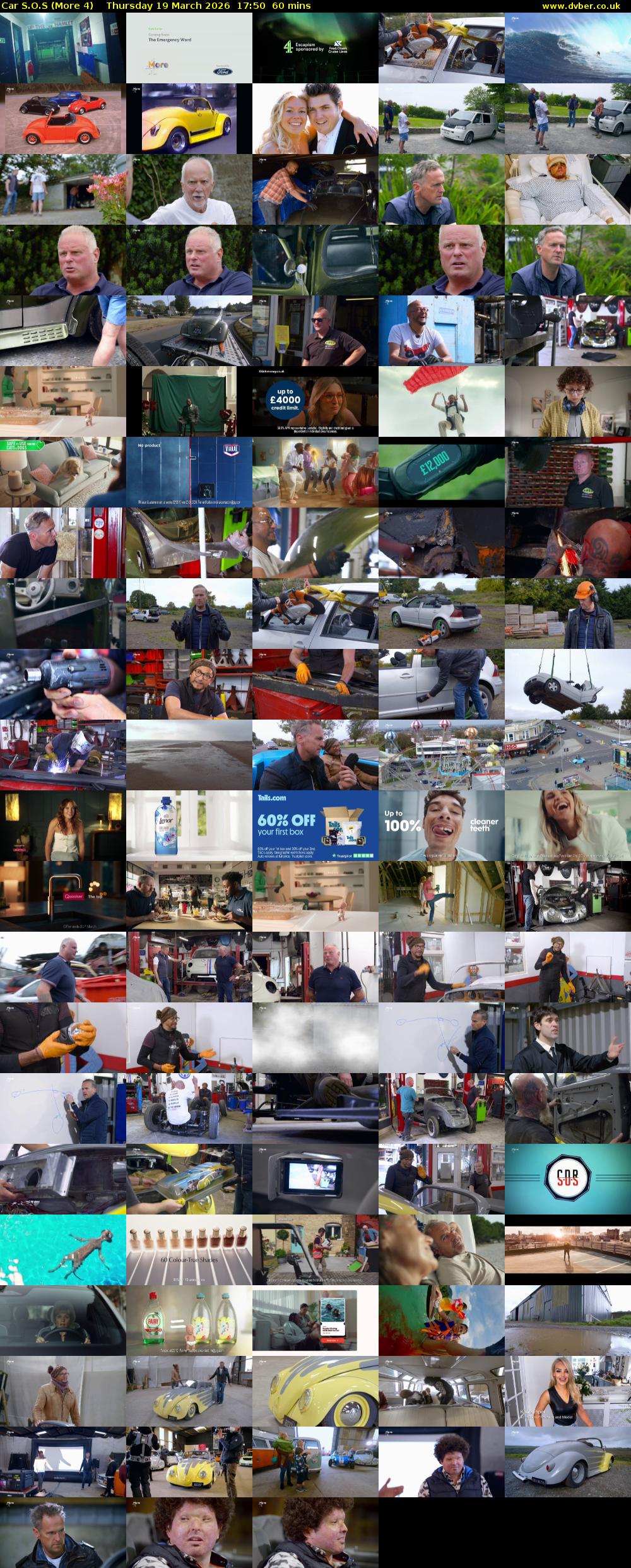Car S.O.S (More 4) Thursday 19 March 2026 17:50 - 18:50
