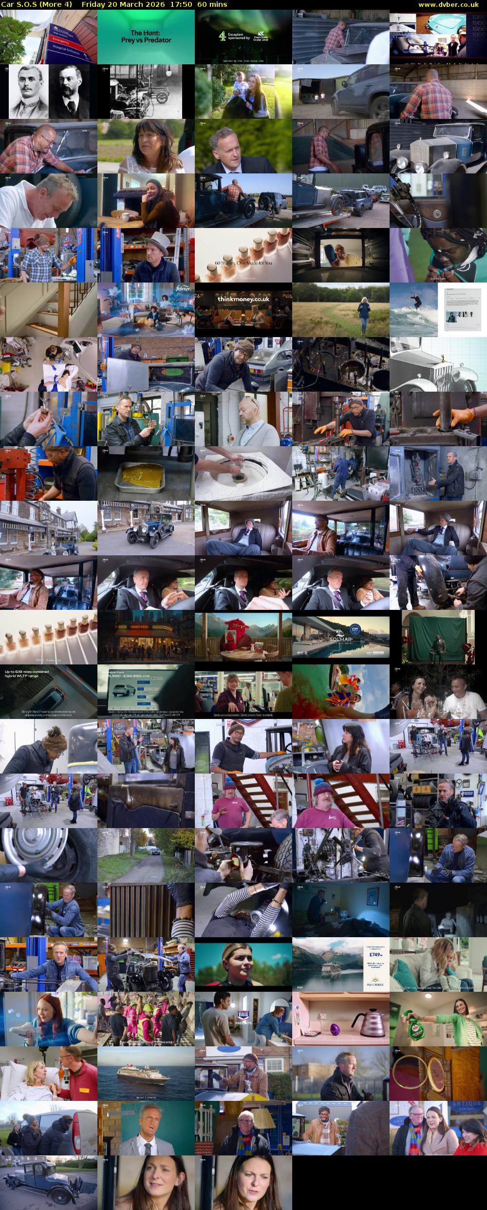 Car S.O.S (More 4) Friday 20 March 2026 17:50 - 18:50