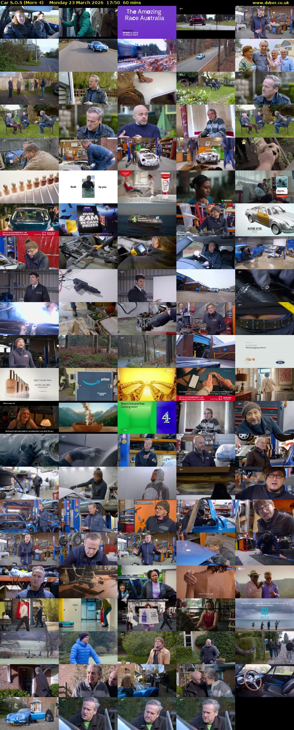 Car S.O.S (More 4) Monday 23 March 2026 17:50 - 18:50