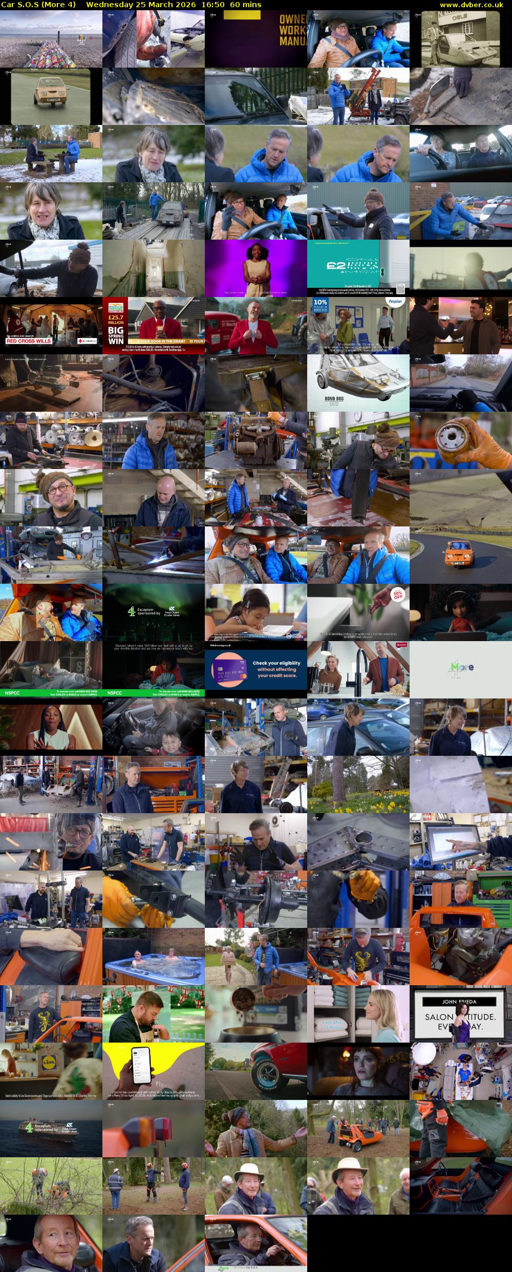 Car S.O.S (More 4) Wednesday 25 March 2026 16:50 - 17:50