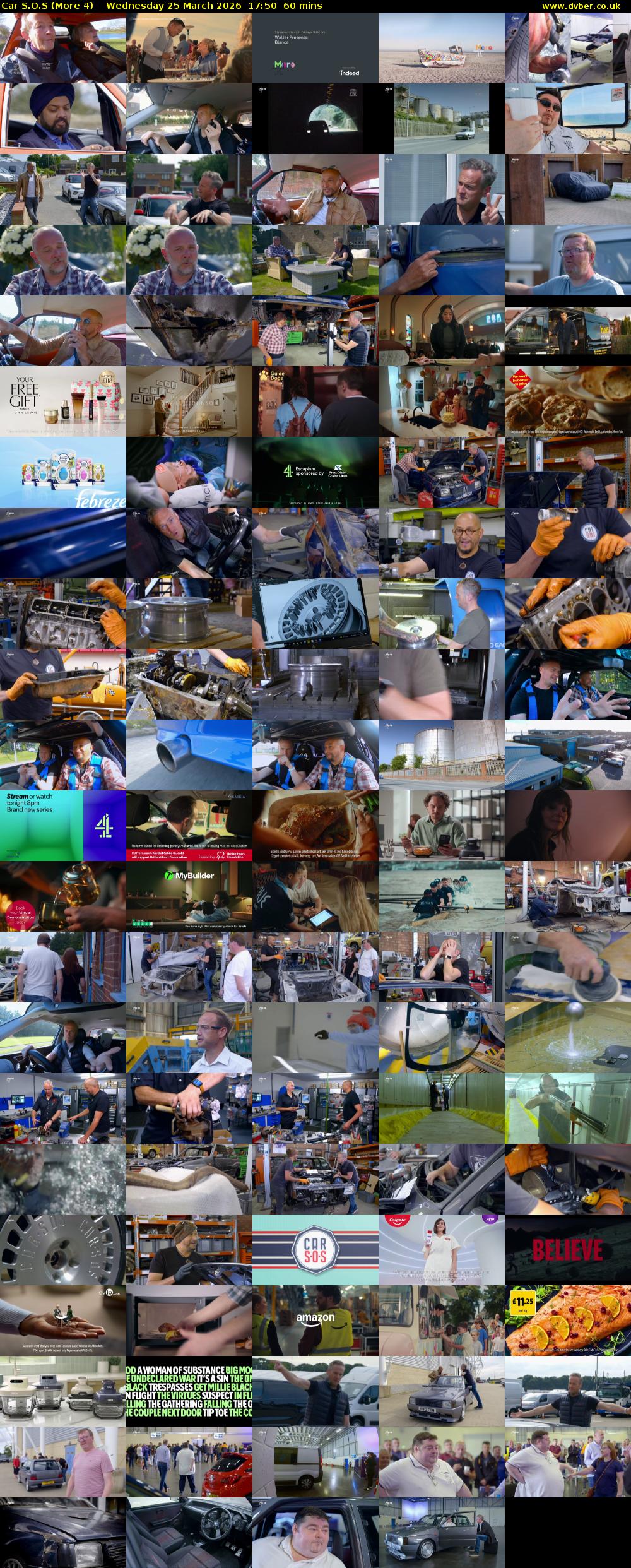 Car S.O.S (More 4) Wednesday 25 March 2026 17:50 - 18:50