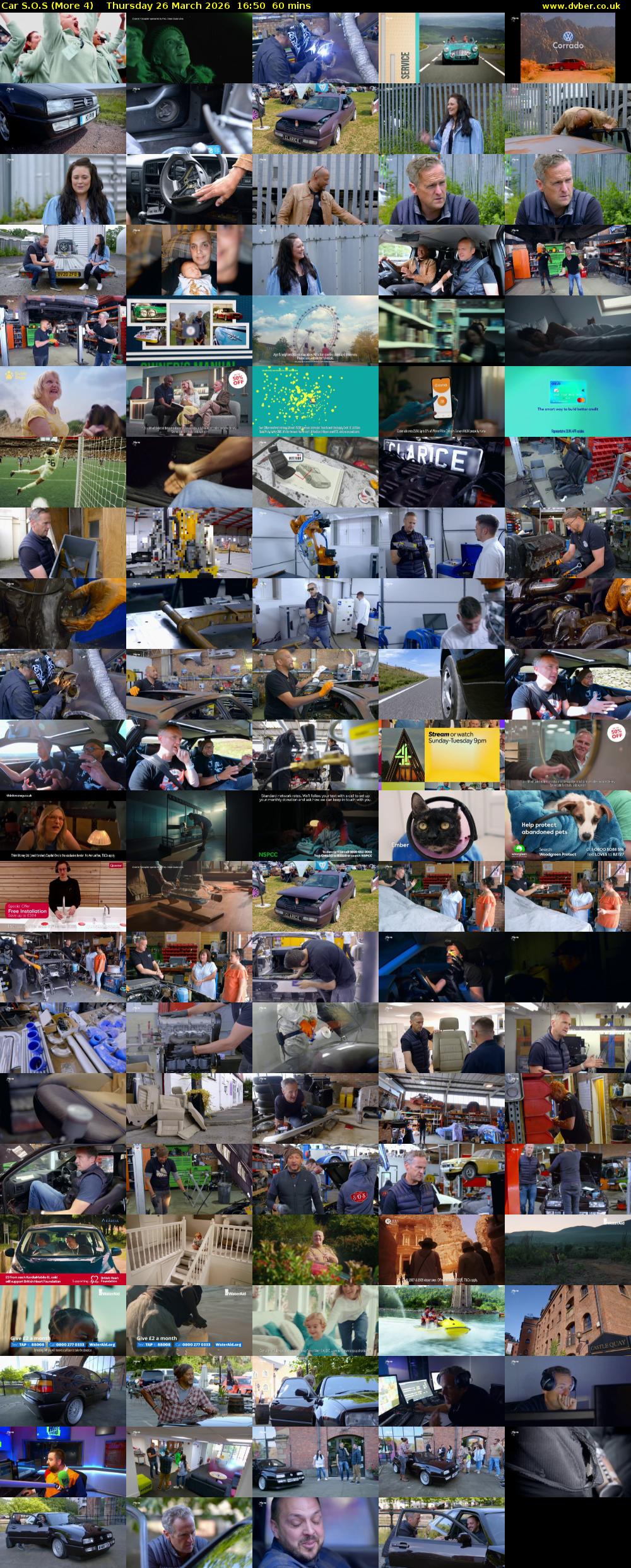 Car S.O.S (More 4) Thursday 26 March 2026 16:50 - 17:50