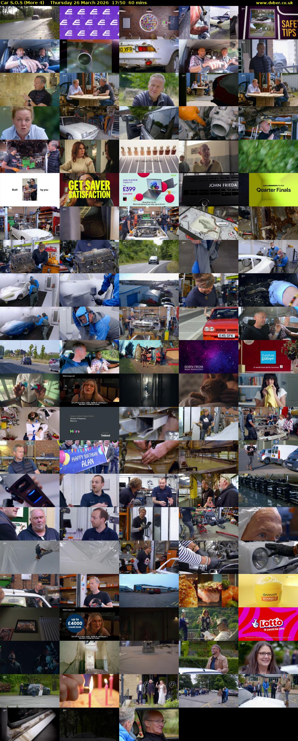 Car S.O.S (More 4) Thursday 26 March 2026 17:50 - 18:50