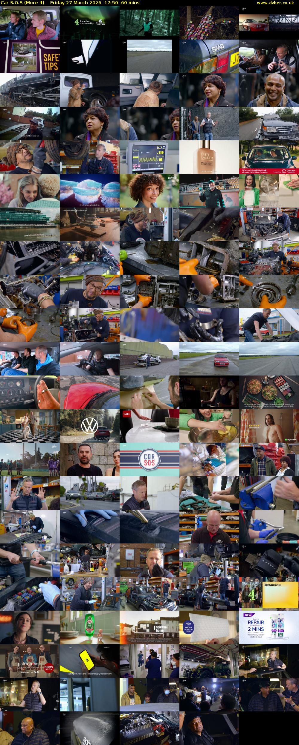 Car S.O.S (More 4) Friday 27 March 2026 17:50 - 18:50