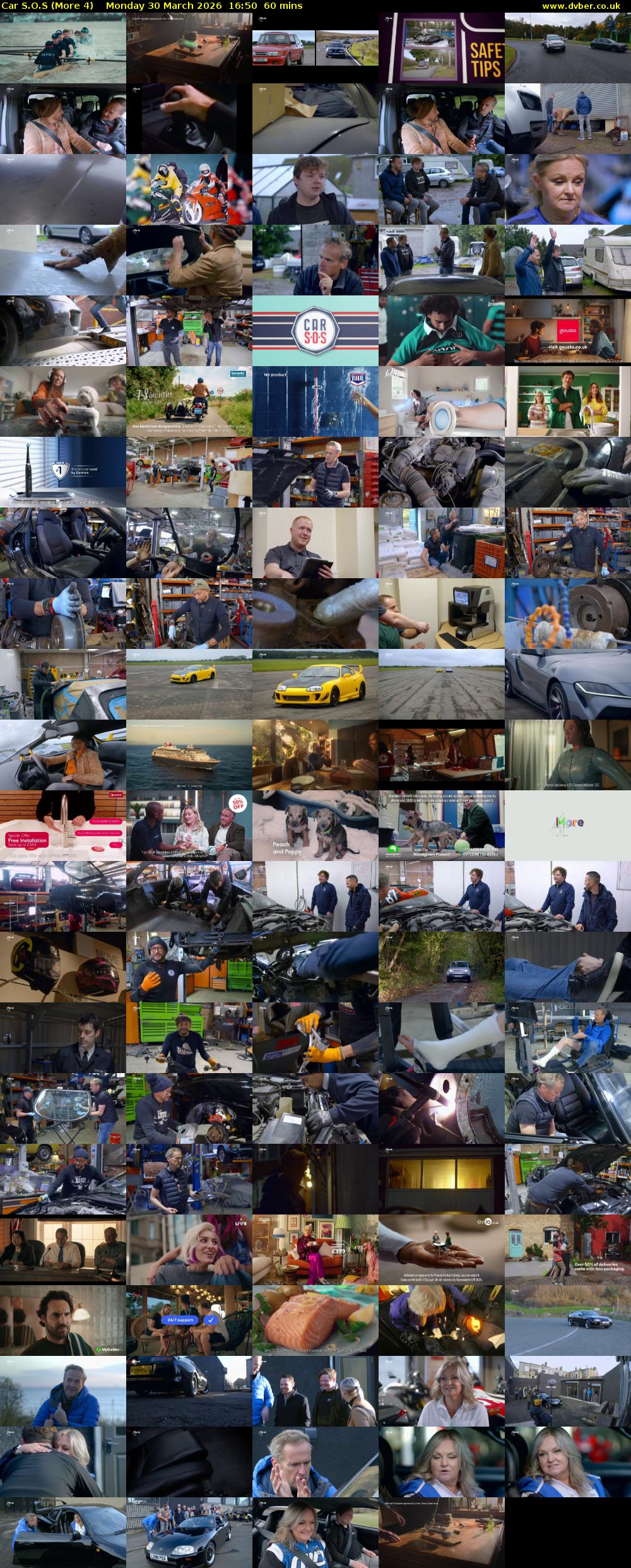 Car S.O.S (More 4) Monday 30 March 2026 16:50 - 17:50