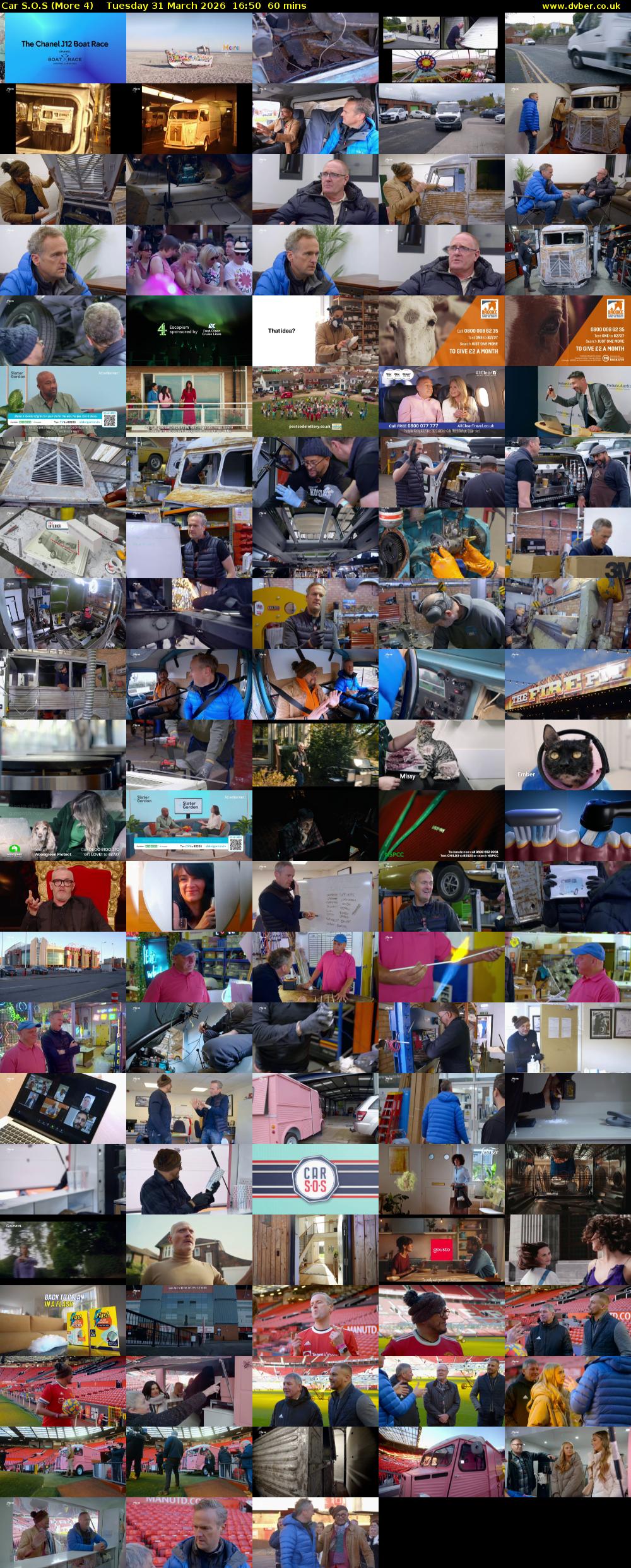 Car S.O.S (More 4) Tuesday 31 March 2026 16:50 - 17:50