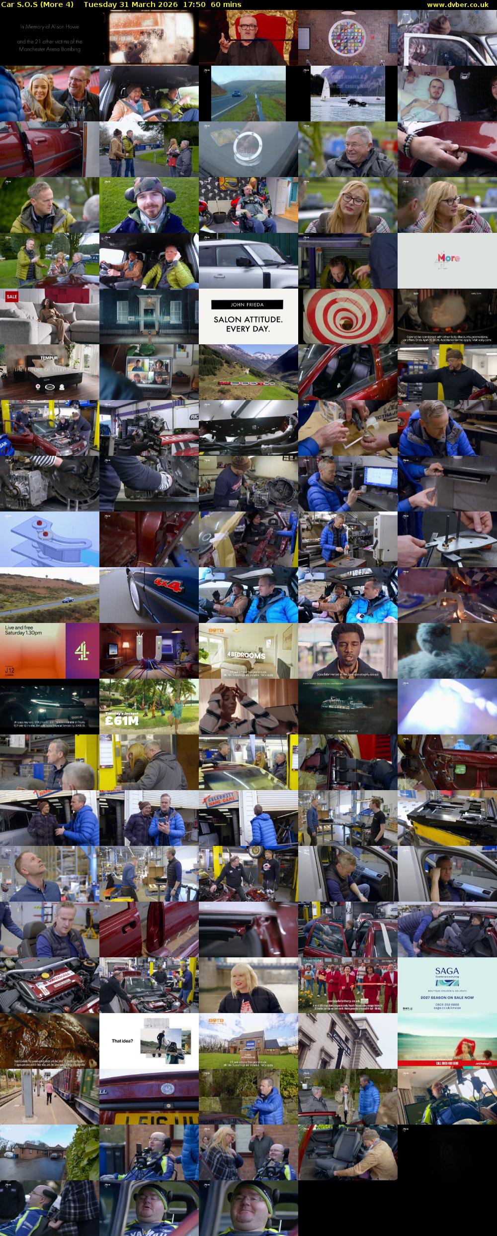 Car S.O.S (More 4) Tuesday 31 March 2026 17:50 - 18:50