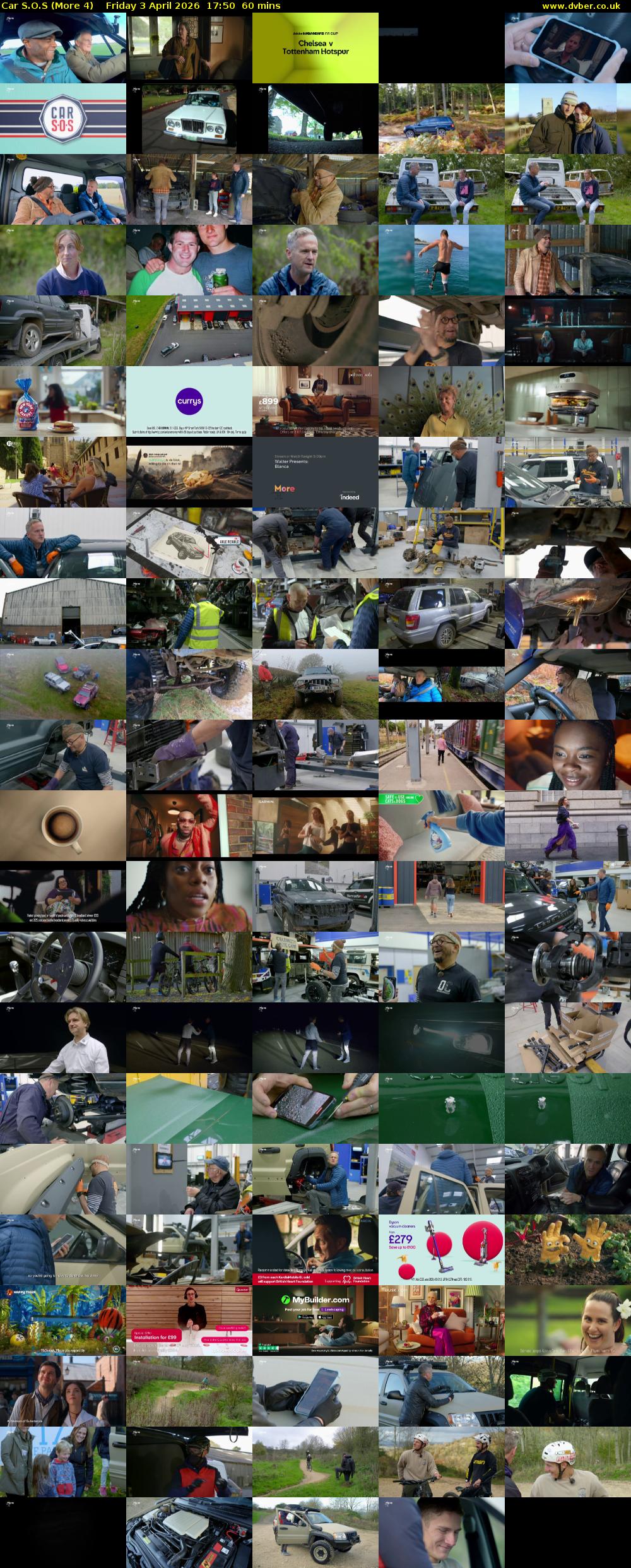 Car S.O.S (More 4) Friday 3 April 2026 17:50 - 18:50