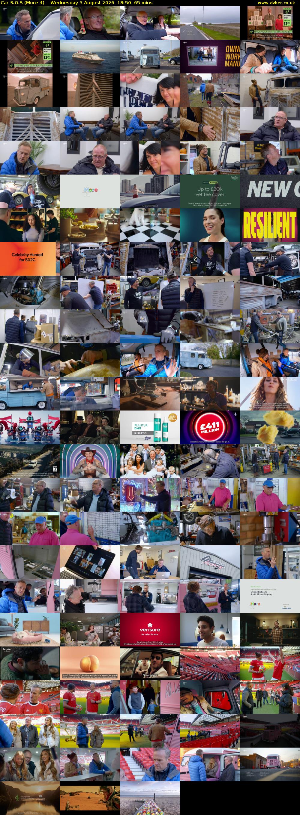 Car S.O.S (More 4) Wednesday 5 August 2026 18:50 - 19:55
