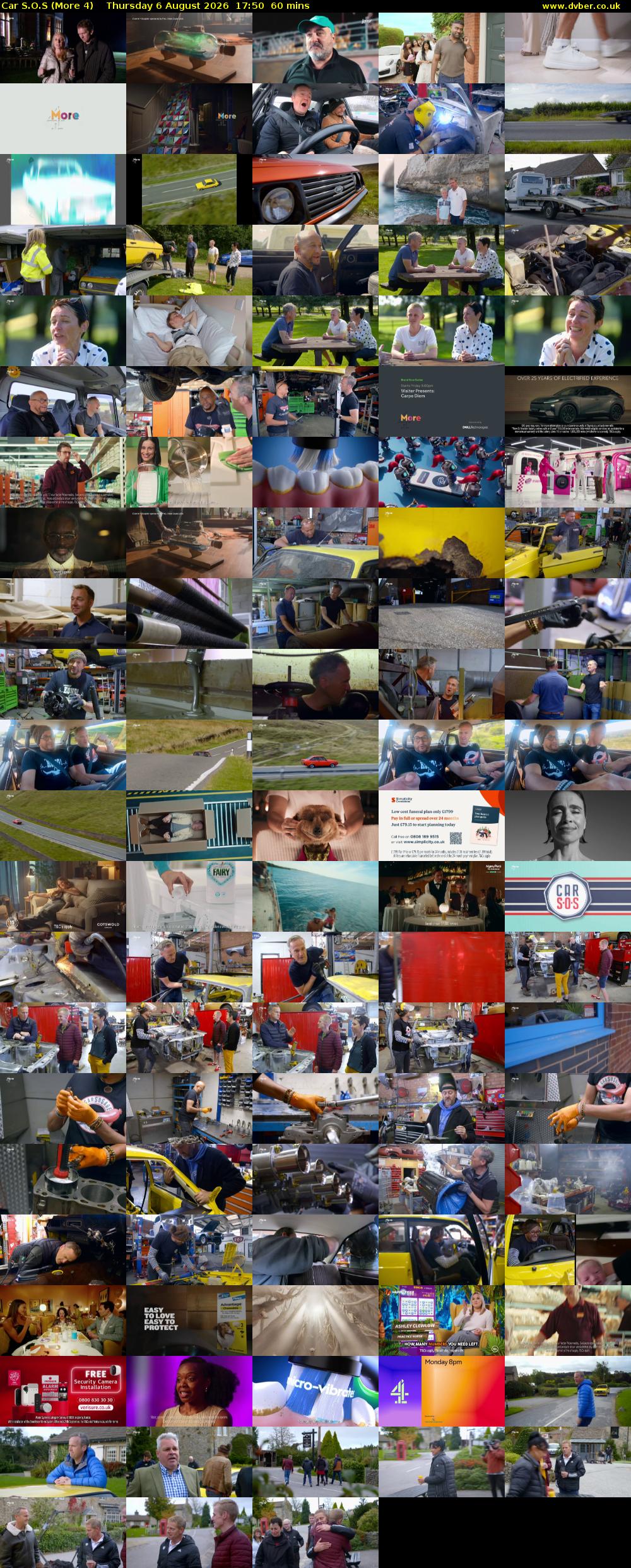 Car S.O.S (More 4) Thursday 6 August 2026 17:50 - 18:50