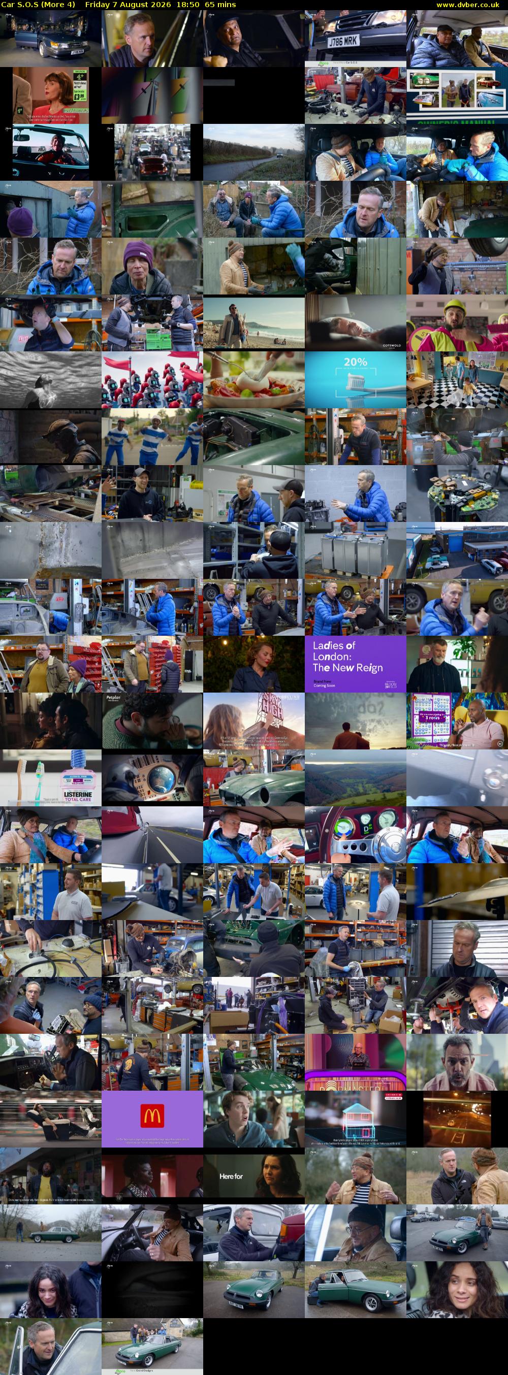Car S.O.S (More 4) Friday 7 August 2026 18:50 - 19:55