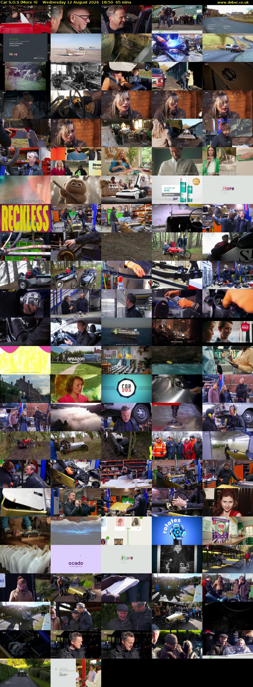 Car S.O.S (More 4) Wednesday 12 August 2026 18:50 - 19:55