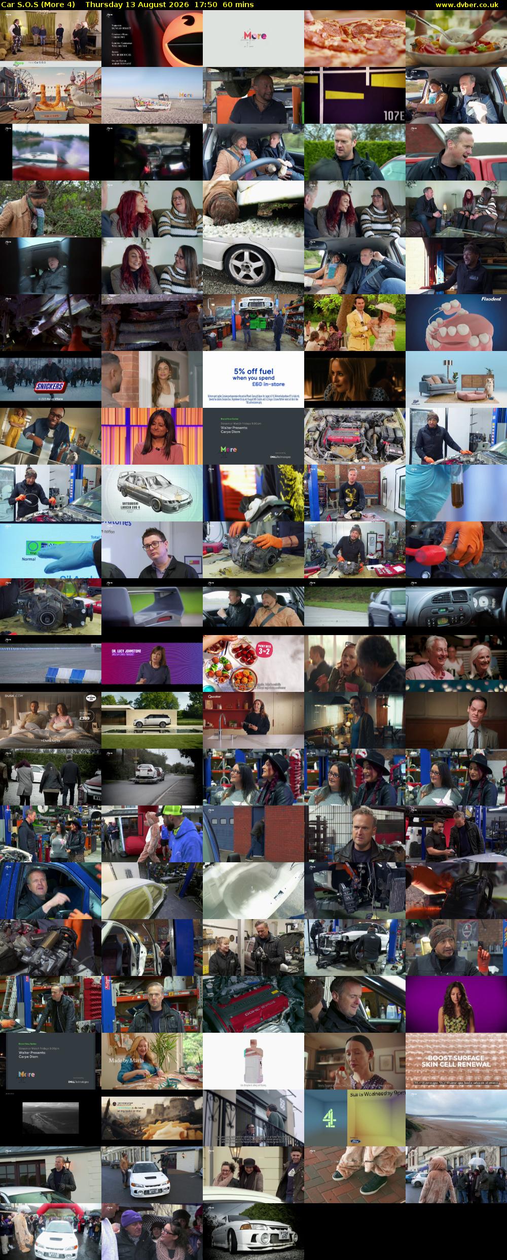 Car S.O.S (More 4) Thursday 13 August 2026 17:50 - 18:50