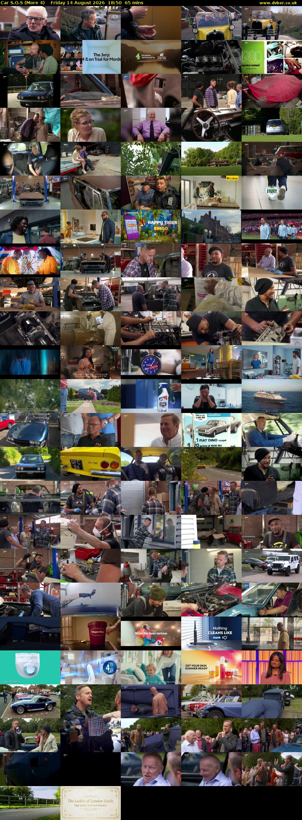 Car S.O.S (More 4) Friday 14 August 2026 18:50 - 19:55