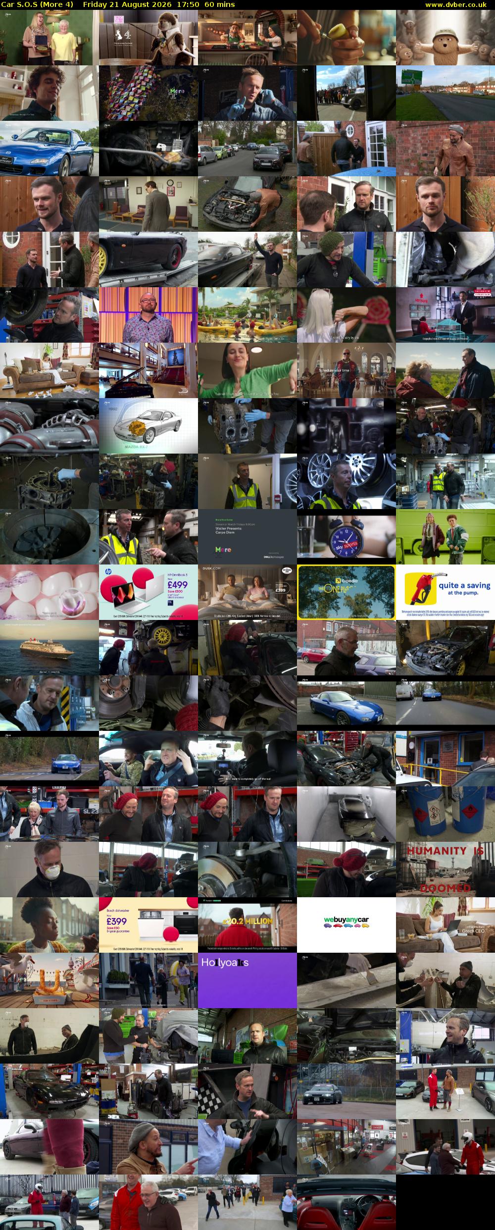 Car S.O.S (More 4) Friday 21 August 2026 17:50 - 18:50