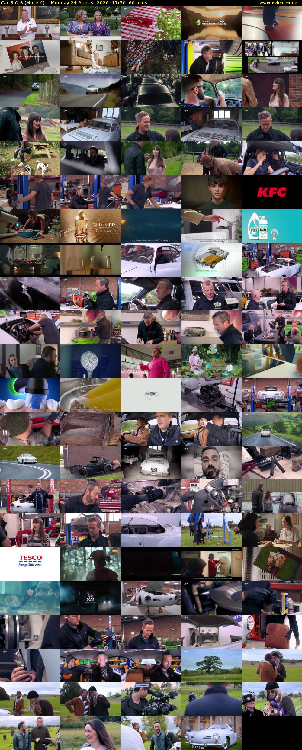Car S.O.S (More 4) Monday 24 August 2026 17:50 - 18:50