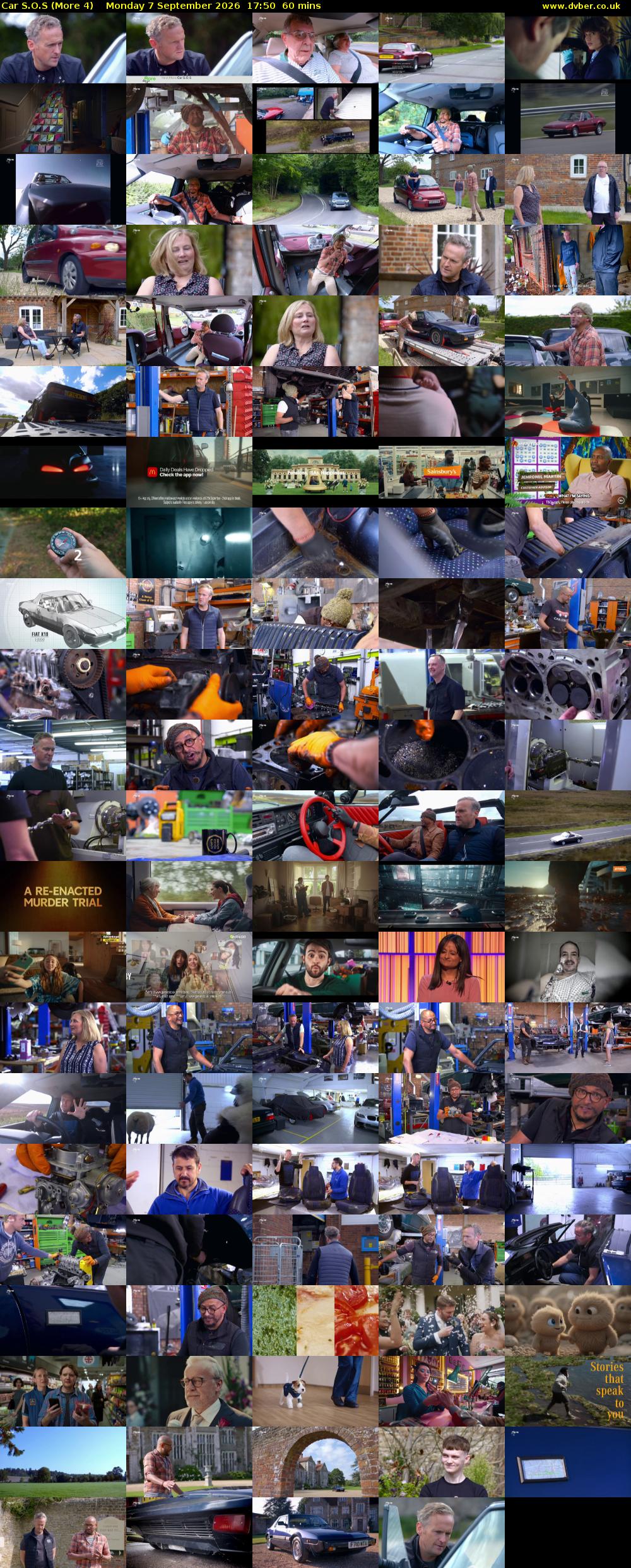 Car S.O.S (More 4) Monday 7 September 2026 17:50 - 18:50