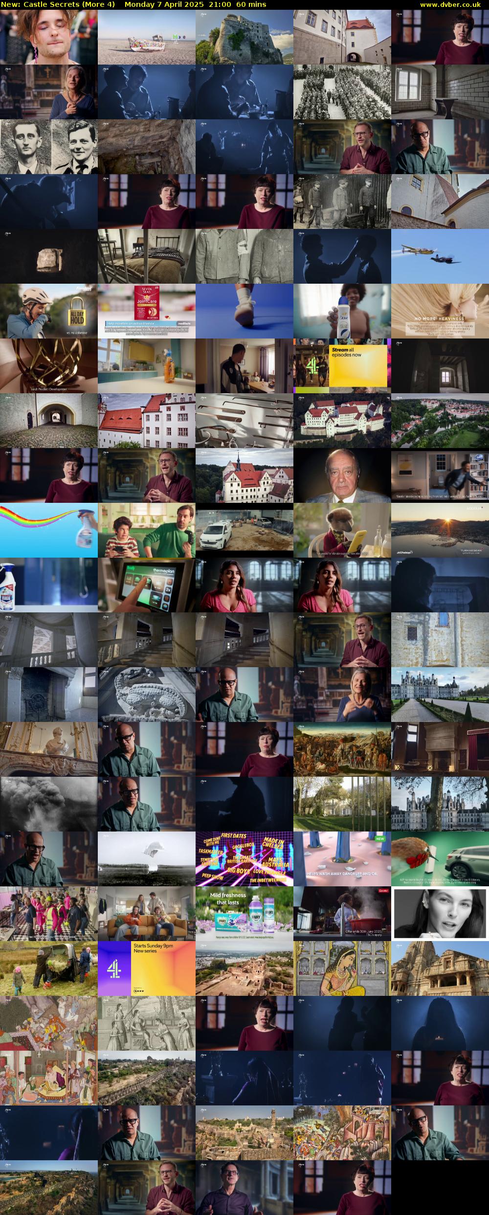 Castle Secrets (More 4) Monday 7 April 2025 21:00 - 22:00