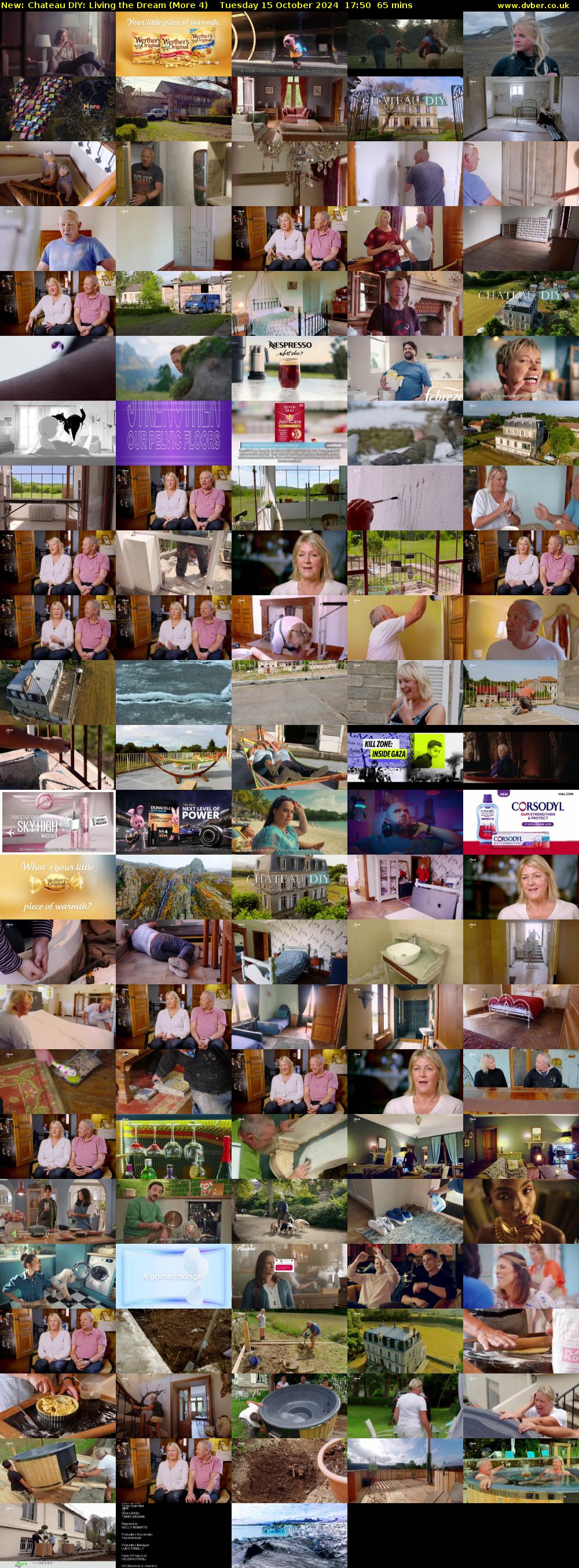 Chateau DIY: Living the Dream (More 4) Tuesday 15 October 2024 17:50 - 18:55