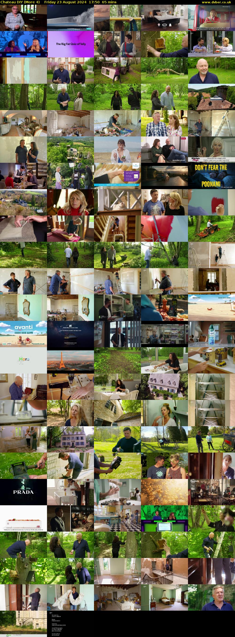 Chateau DIY (More 4) Friday 23 August 2024 17:50 - 18:55