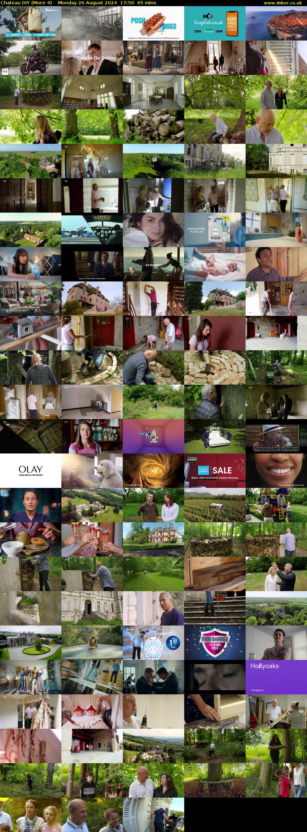 Chateau DIY (More 4) Monday 26 August 2024 17:50 - 18:55